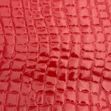 Mirror Vinyl Embossed Animal Print Fabric 60"