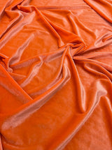 Orange Stretch Velvet