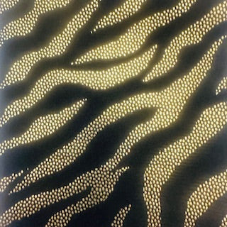 Zebra Foil Bubble Dot Stretch Fabric