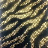 Zebra Foil Bubble Dot Stretch Fabric