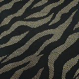 Zebra Foil Bubble Dot Stretch Fabric