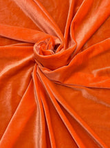 Orange Stretch Velvet