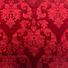 Damask Embossed Velvet Fabric - Damask Pattern, 55" Width, 100% Polyester (1 Yard)