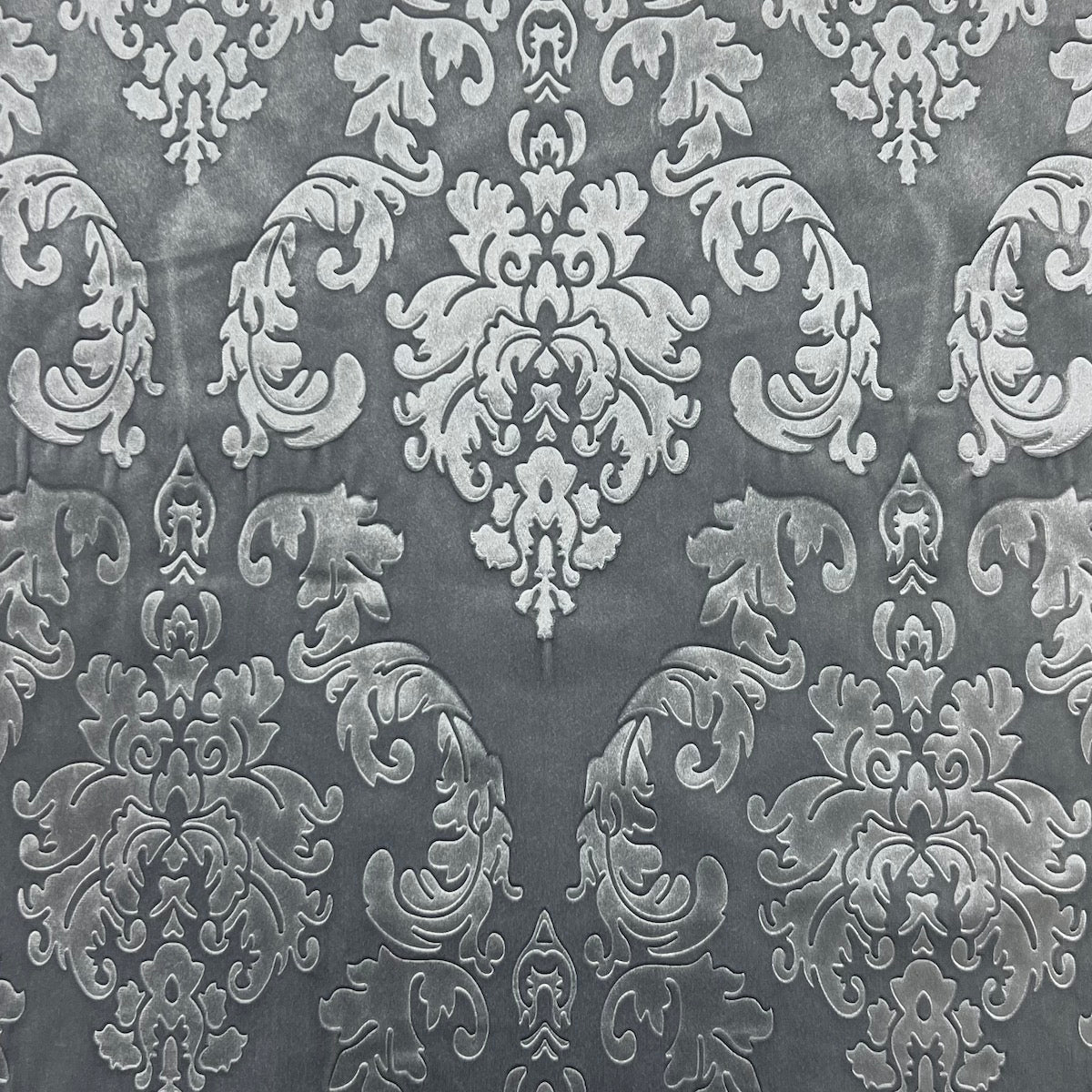 Velvet Upholstery Fabric Damask Embossed