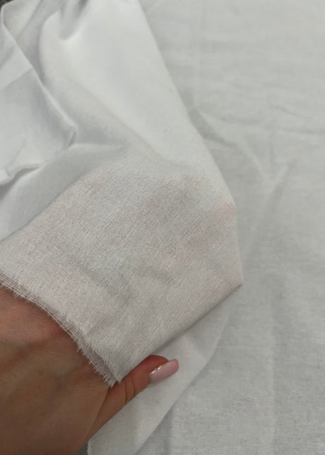 Cotton Gauze White Voile