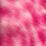 Three Tone Shaggy Faux Fur Fabric - Three Tone Faux Fur Fabric, 60" Width, 4" Pile Length (1 Yard)