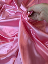 Stretch Satin Bubble Gum Pink