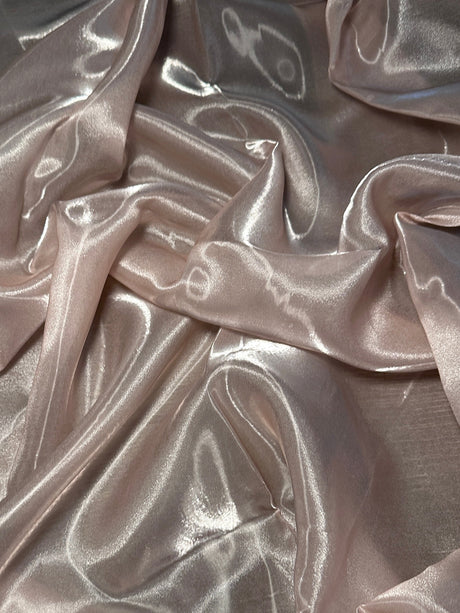 Liquid Shimmery Organza Pale Mauve