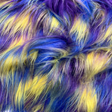 Three Tone Shaggy Faux Fur Fabric - Three Tone Faux Fur Fabric, 60" Width, 4" Pile Length (1 Yard)