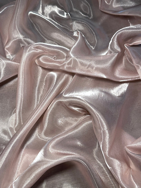 Liquid Shimmery Organza Pale Mauve