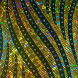 Nylon Spandex Zebra Flock Hologram Fabric