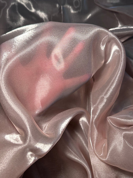 Liquid Shimmery Organza Pale Mauve