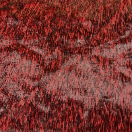 Husky Print Long Pile Shaggy Faux Fur Fabric - 50 Percent Acrylic 50 Percent Polyester Fabric, Husky Print, 60" Width, 2" Pile Length (1 Yard)