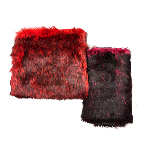 Faux Fur Fabric Husky Print Long Pile Shaggy