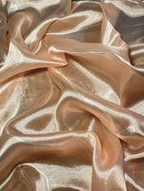 Liquid Shimmery Organza Light Peach