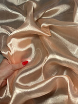 Liquid Shimmery Organza Light Peach
