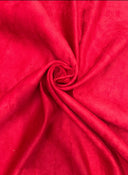 Red Microsuede Faux Suede