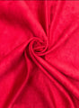 Red Microsuede Faux Suede