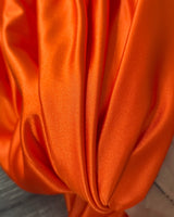 Shiny Nylon Spandex Orange