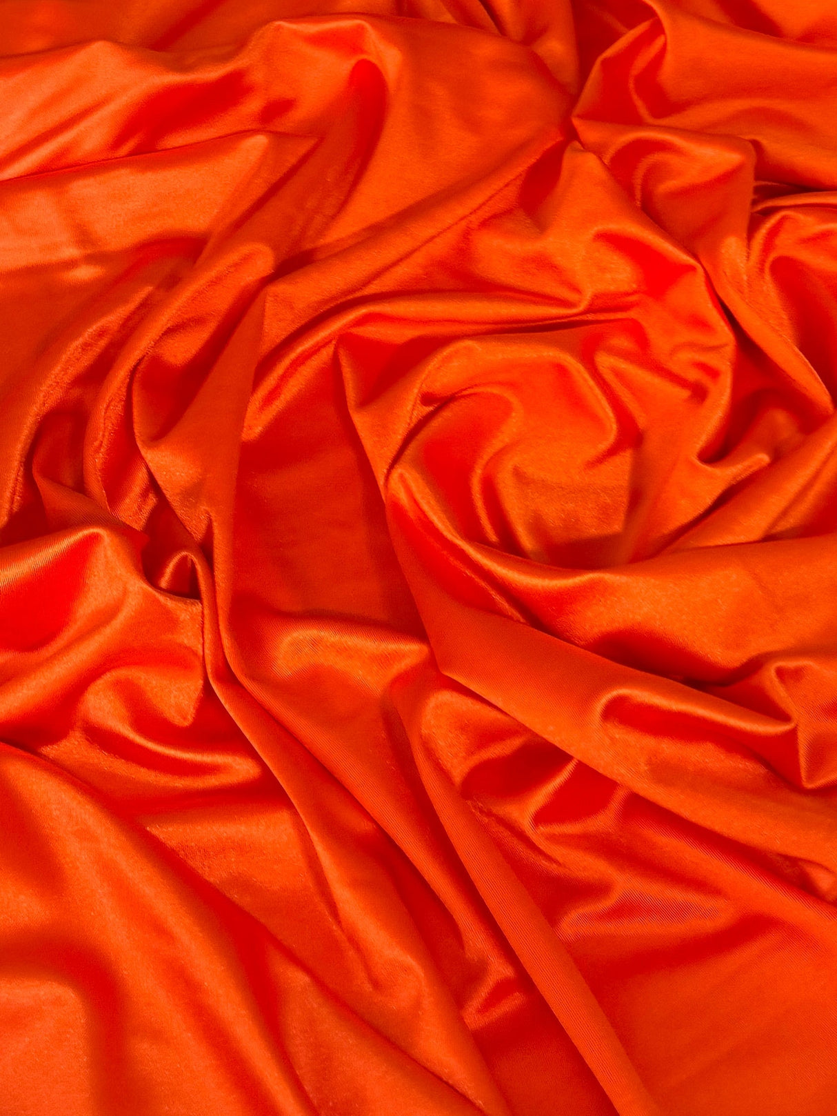 Shiny Nylon Spandex Orange