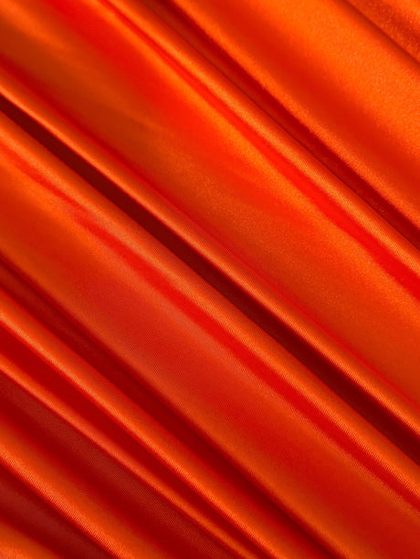 Shiny Nylon Spandex Orange