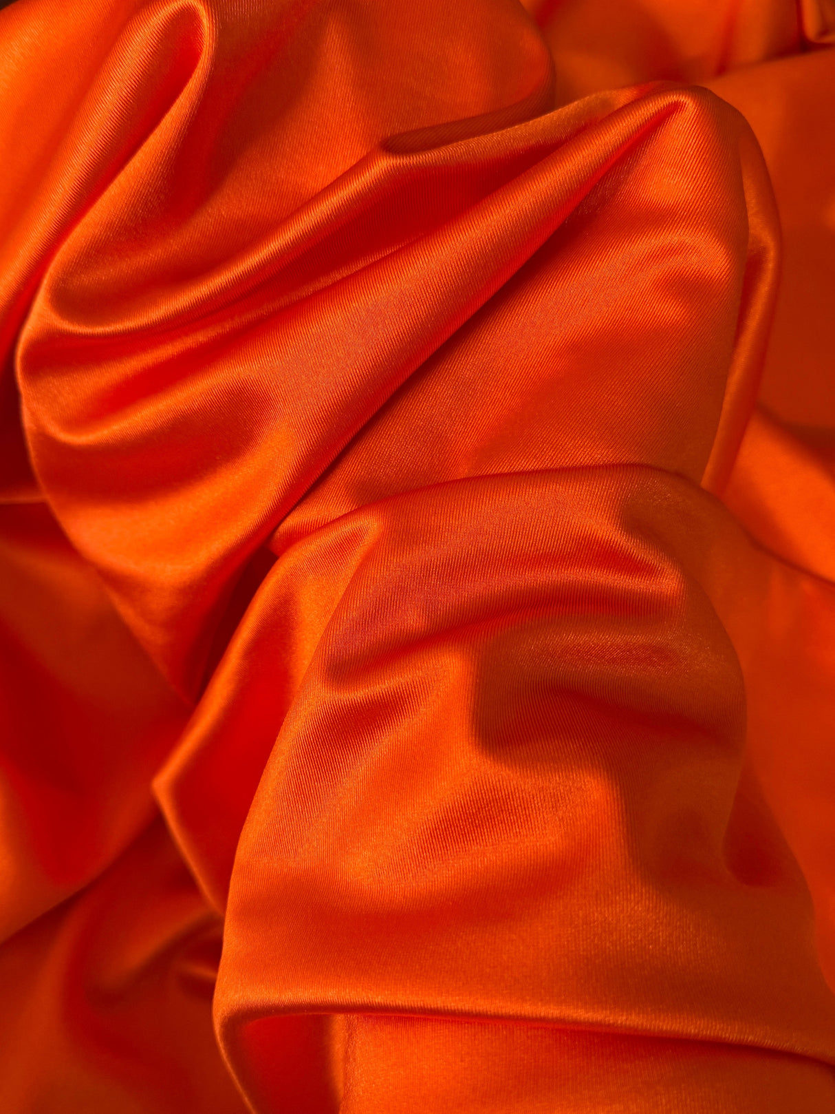 Shiny Nylon Spandex Orange