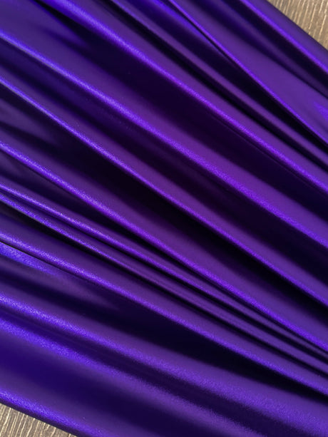Shiny Nylon Spandex Purple