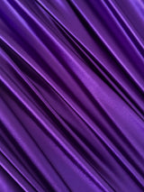 Shiny Nylon Spandex Purple