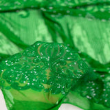 Stretch Sequins Damask Fabric