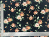 1 Yard Techno Crepe Knit Fabric Floral Pattern Soft Stretch 60 Inch Width