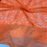 Stretch Sequins Fabric Luna Sequin Mesh