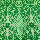 Stretch Sequins Fabric Luna Sequin Mesh