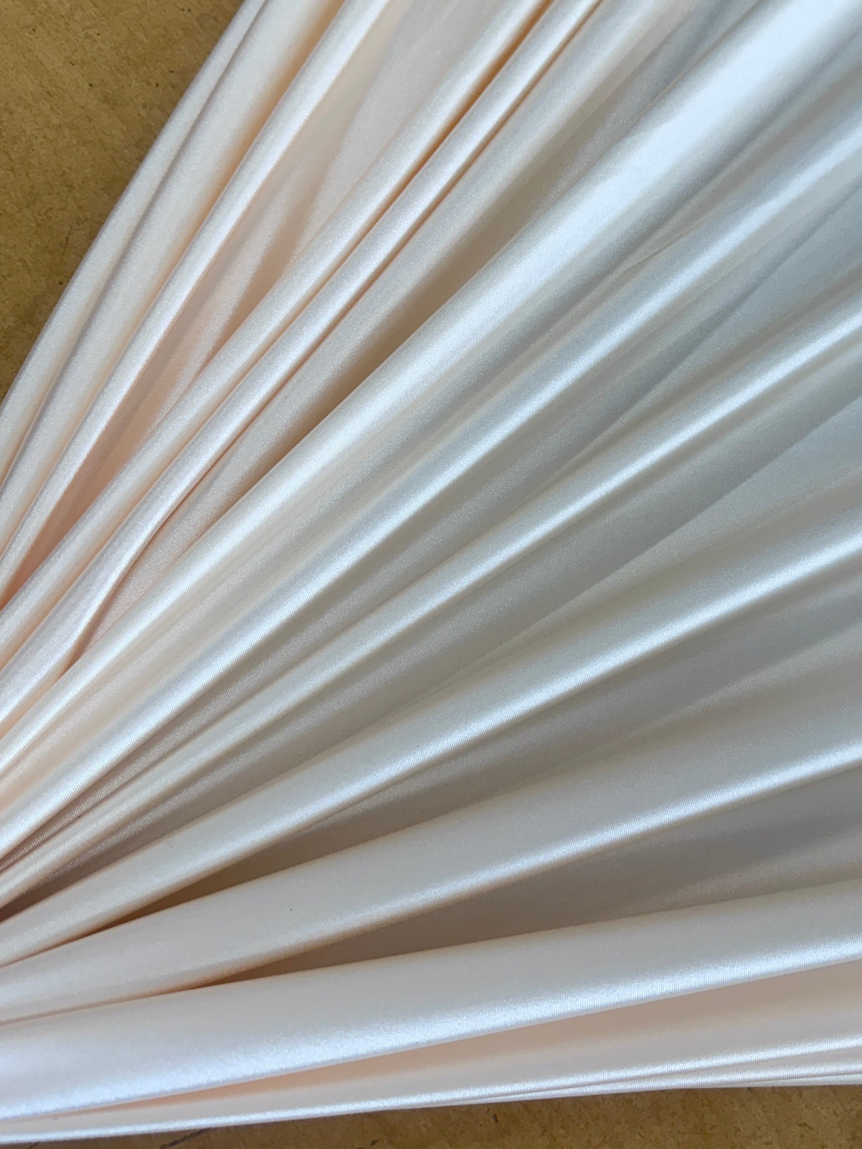 Shiny Nylon Spandex Cream
