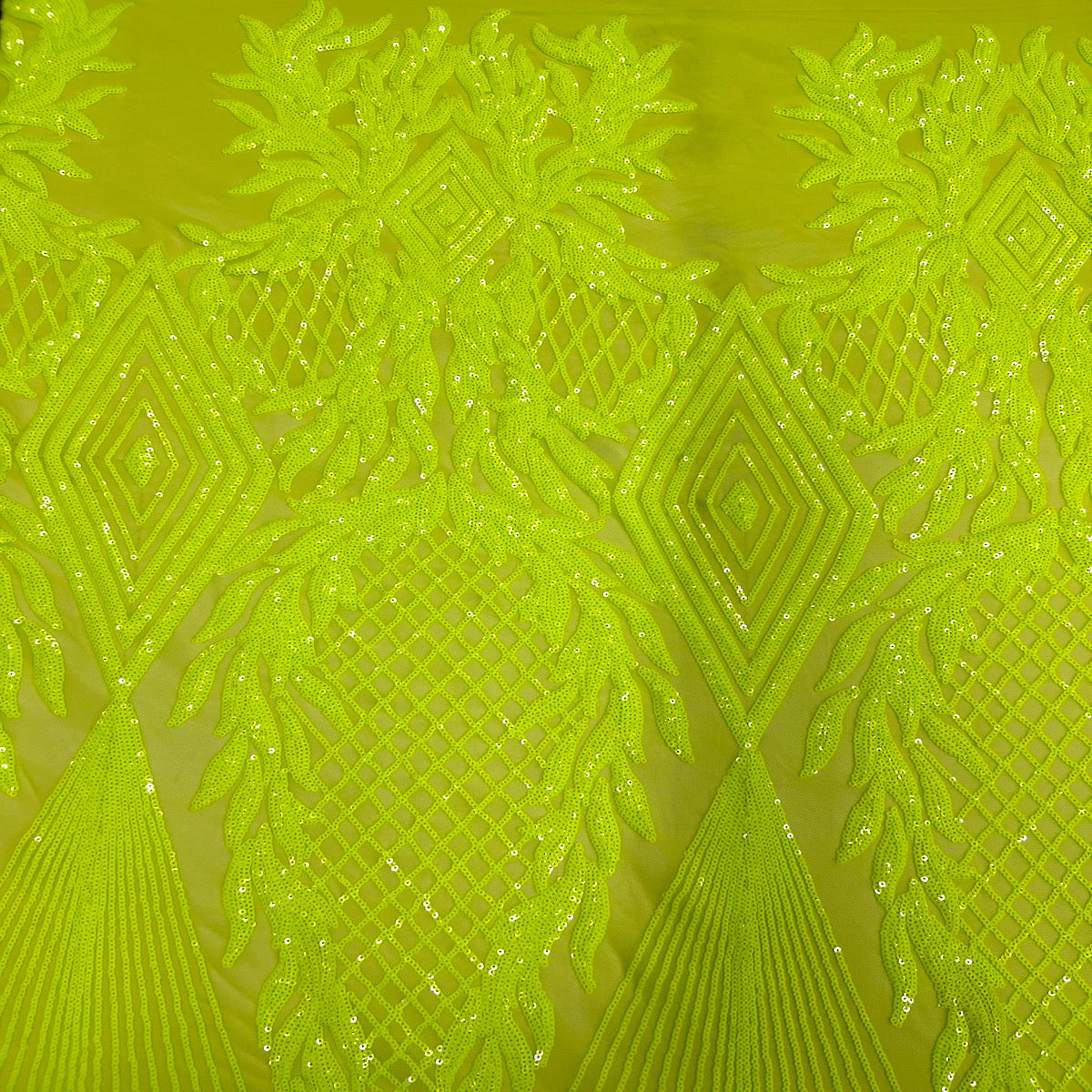 Stretch Sequins Fabric Alpica Geometric