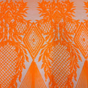 Stretch Sequins Fabric Alpica Geometric