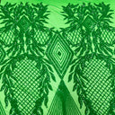 Alpica Geometric Stretch Sequins Fabric - Nylon Spandex Mesh Fabric, 4-Way Stretch, 60" Width, Sold By The Yard (1 Yard)