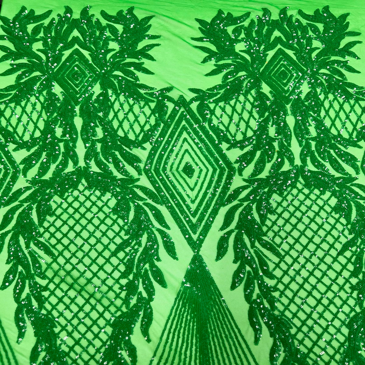 Stretch Sequins Fabric Alpica Geometric