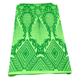 Stretch Sequins Fabric Alpica Geometric