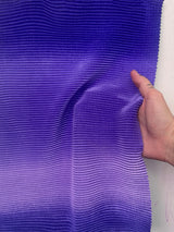 Purple Ombre Pleated Knit