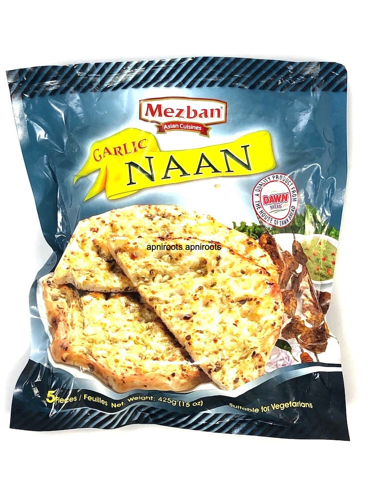 Mezban Garlic Naan 5 Pcs