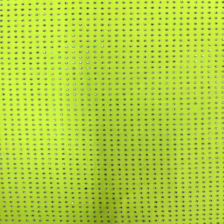 Rhinestone Spandex Fabric Iridescent AB