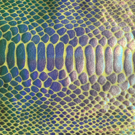 Nylon Spandex Fever Snake Foil Fabric 60"