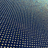 Iridescent AB Rhinestone Spandex Fabric - 85% Polyester 15% Spandex, 54" Width (1 Yard)