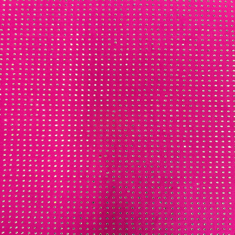 Iridescent AB Rhinestone Spandex Fabric - 85% Polyester 15% Spandex, 54" Width (1 Yard)