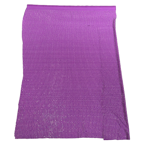 Rhinestone Spandex Fabric Iridescent AB