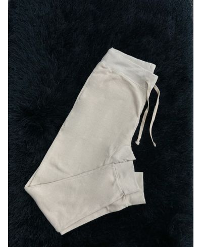 Lucky Blessed Life 601 Cotton Polyester Joggers - Tan, Unisex Sponge Fleece, Lightweight (1 Piece)
