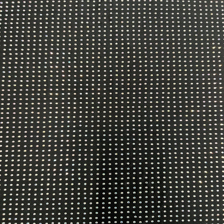 Iridescent AB Rhinestone Spandex Fabric - 85% Polyester 15% Spandex, 54" Width (1 Yard)