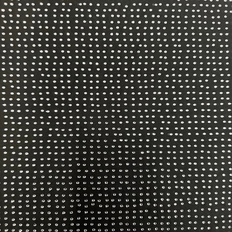 Iridescent AB Rhinestone Spandex Fabric - 85% Polyester 15% Spandex, 54" Width (1 Yard)