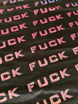 Printed Nylon Spandex Neon Graphic Text