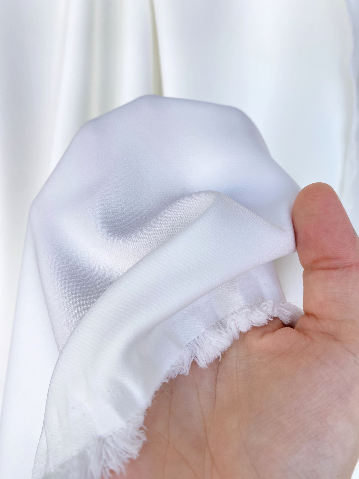 Ivory 4-Way Stretch Crepe